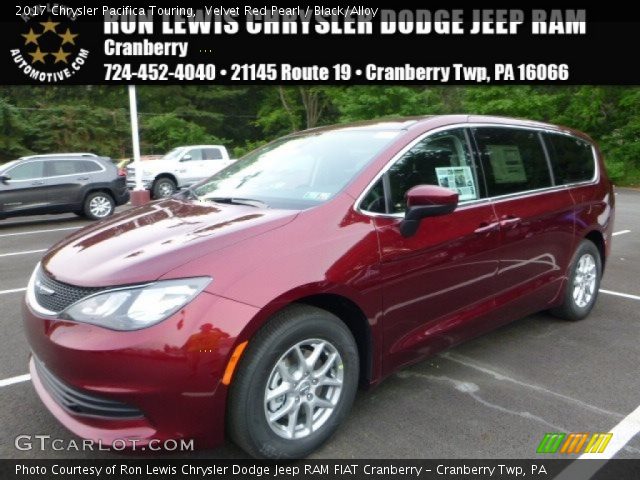 2017 Chrysler Pacifica Touring in Velvet Red Pearl