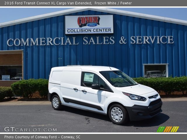 2016 Ford Transit Connect XL Cargo Van Extended in Frozen White