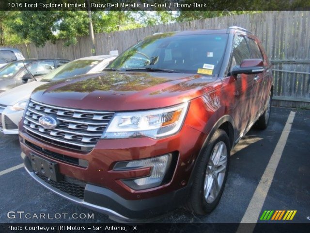 2016 Ford Explorer Limited in Ruby Red Metallic Tri-Coat