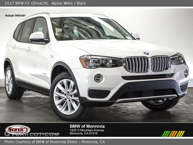 2017 BMW X3 xDrive28i in Alpine White