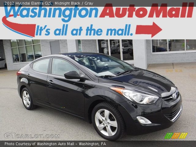 2012 Hyundai Elantra GLS in Midnight Black