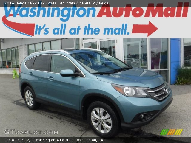 2014 Honda CR-V EX-L AWD in Mountain Air Metallic
