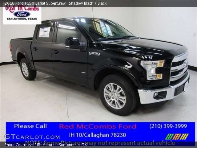 2016 Ford F150 Lariat SuperCrew in Shadow Black