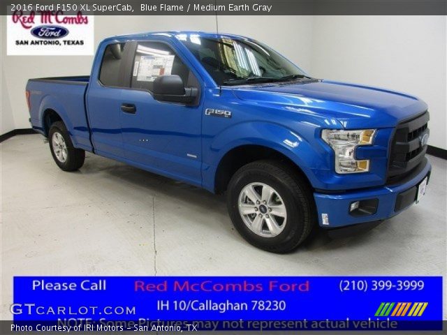 2016 Ford F150 XL SuperCab in Blue Flame