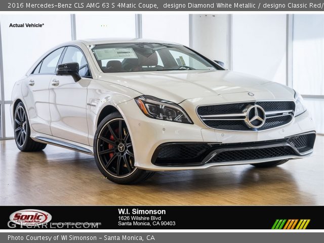 2016 Mercedes-Benz CLS AMG 63 S 4Matic Coupe in designo Diamond White Metallic