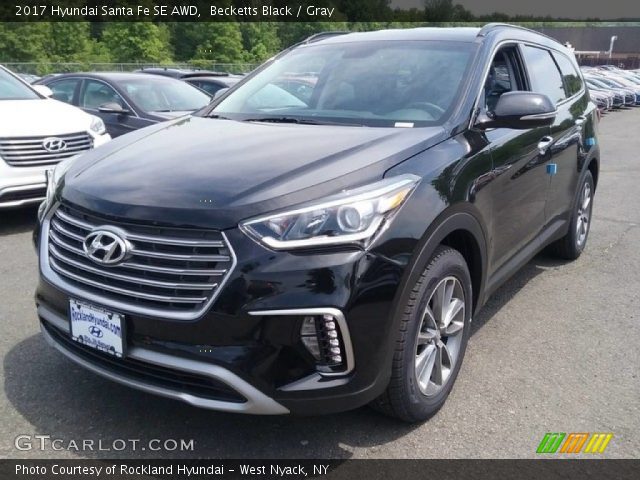 2017 Hyundai Santa Fe SE AWD in Becketts Black