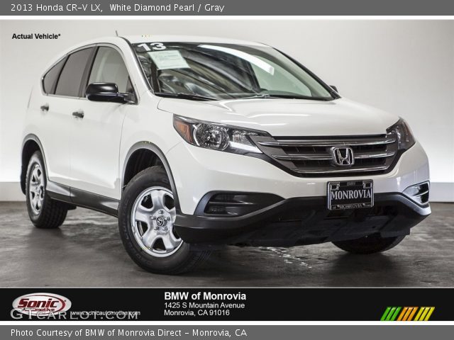 2013 Honda CR-V LX in White Diamond Pearl