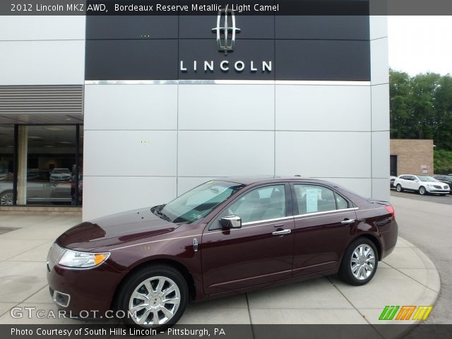 2012 Lincoln MKZ AWD in Bordeaux Reserve Metallic