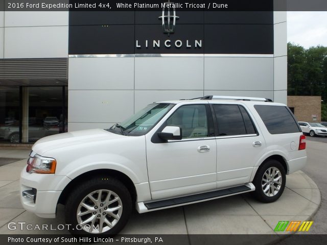 2016 Ford Expedition Limited 4x4 in White Platinum Metallic Tricoat