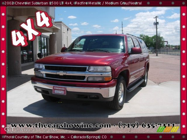 2002 Chevrolet Suburban 1500 LT 4x4 in Redfire Metallic
