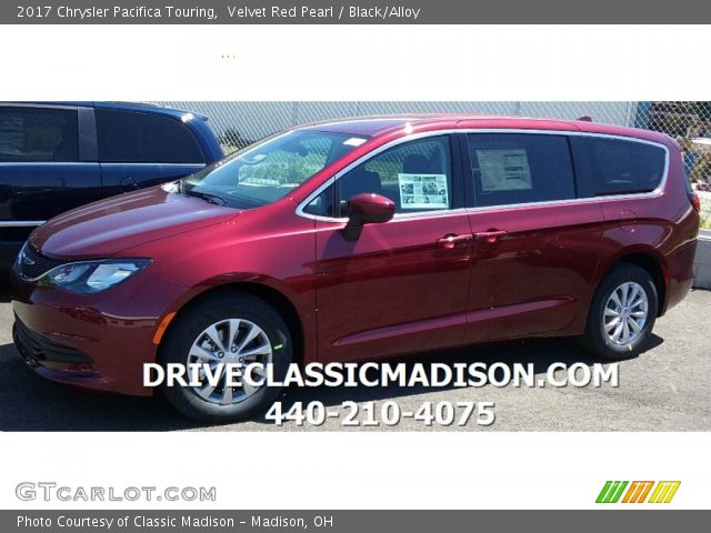 2017 Chrysler Pacifica Touring in Velvet Red Pearl