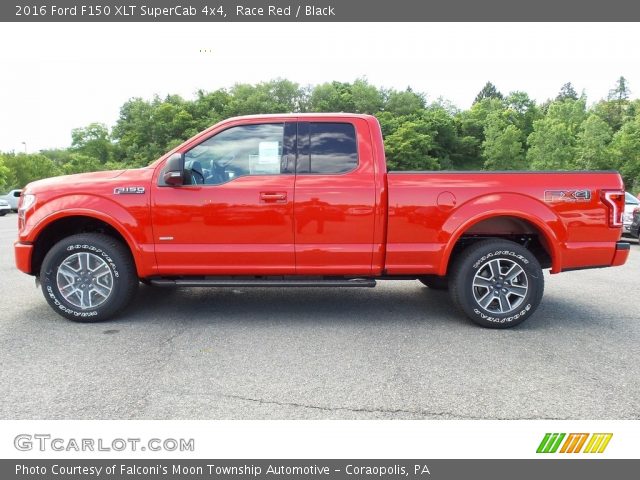 2016 Ford F150 XLT SuperCab 4x4 in Race Red