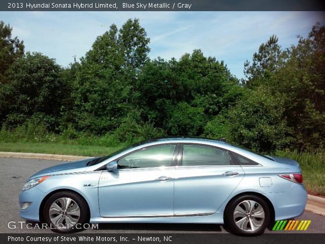 2013 Hyundai Sonata Hybrid Limited in Blue Sky Metallic