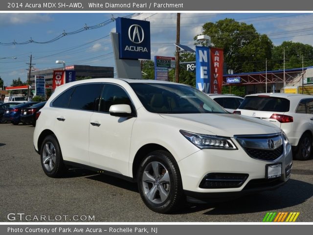 2014 Acura MDX SH-AWD in White Diamond Pearl
