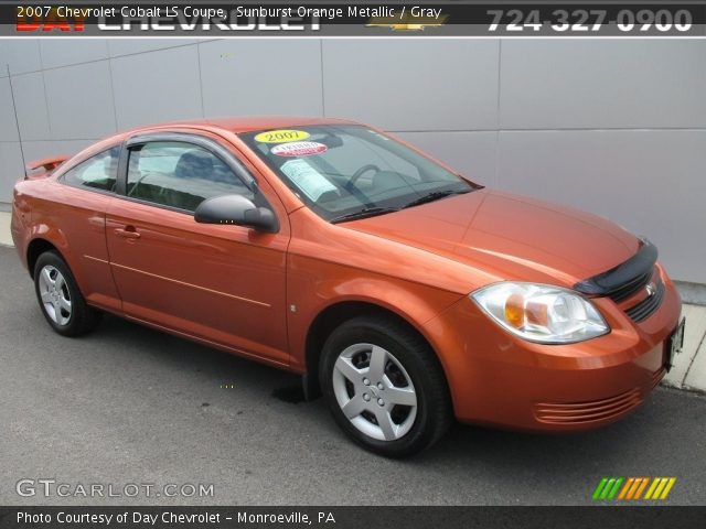 2007 Chevrolet Cobalt LS Coupe in Sunburst Orange Metallic