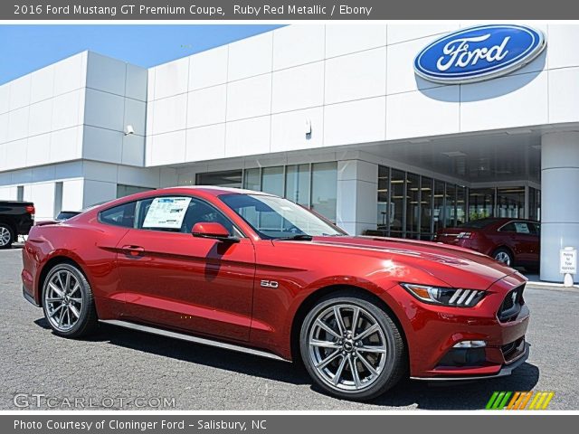 2016 Ford Mustang GT Premium Coupe in Ruby Red Metallic