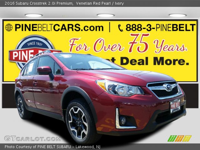 2016 Subaru Crosstrek 2.0i Premium in Venetian Red Pearl