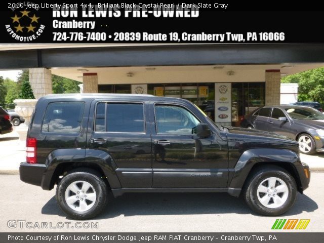 2010 Jeep Liberty Sport 4x4 in Brilliant Black Crystal Pearl