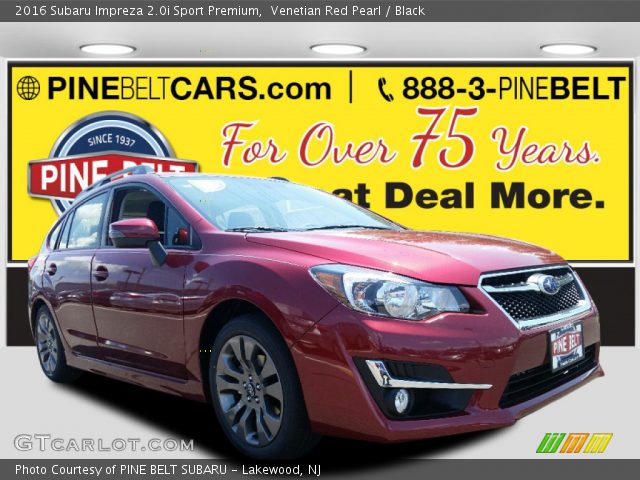 2016 Subaru Impreza 2.0i Sport Premium in Venetian Red Pearl