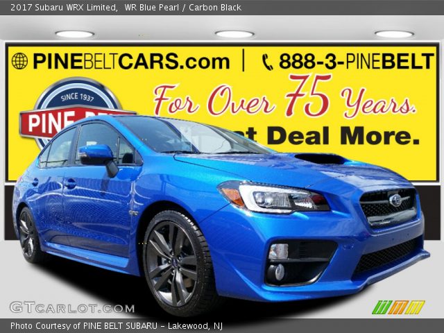 2017 Subaru WRX Limited in WR Blue Pearl