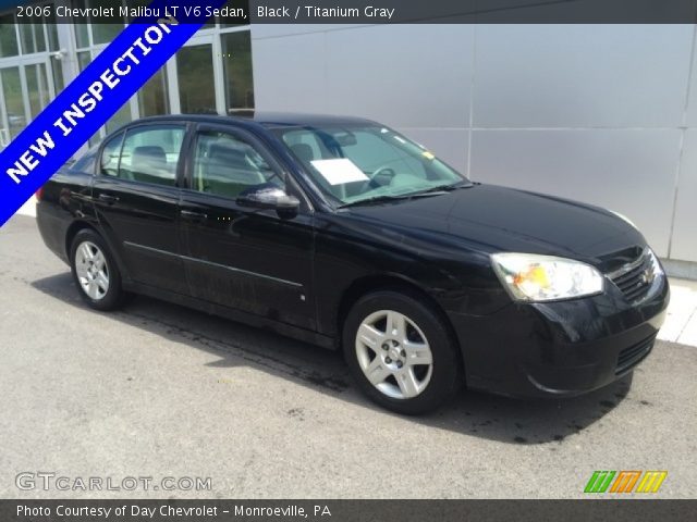 2006 Chevrolet Malibu LT V6 Sedan in Black
