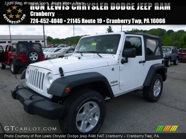 2016 Jeep Wrangler Sport in Bright White