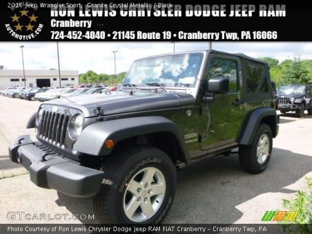 2016 Jeep Wrangler Sport in Granite Crystal Metallic