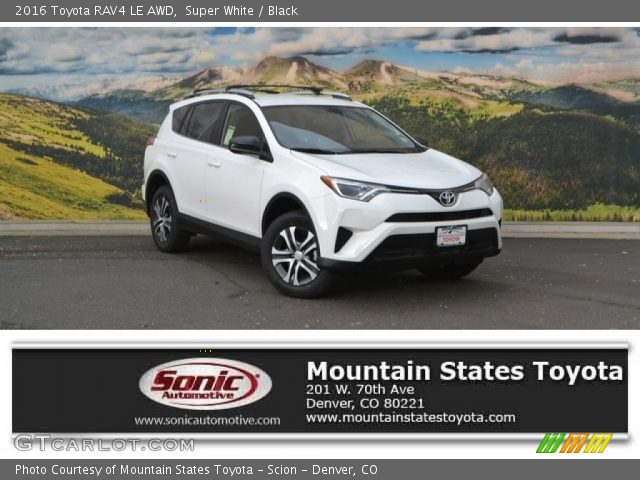 2016 Toyota RAV4 LE AWD in Super White