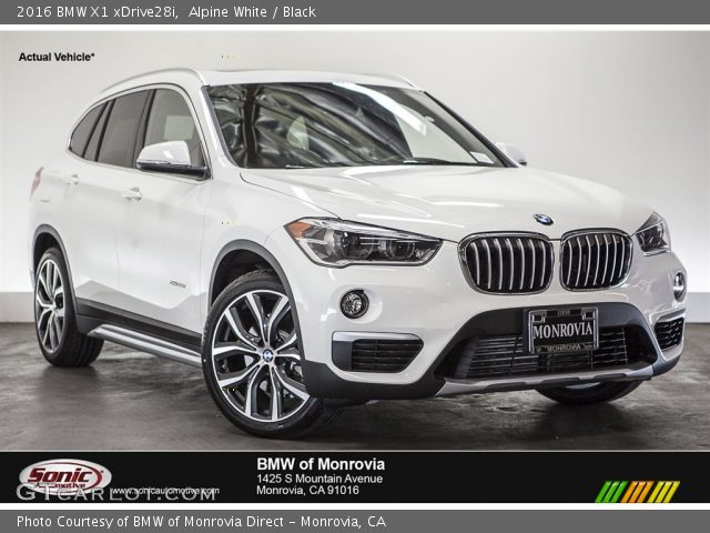 2016 BMW X1 xDrive28i in Alpine White