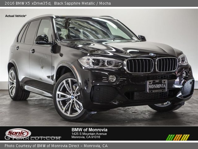 2016 BMW X5 xDrive35d in Black Sapphire Metallic