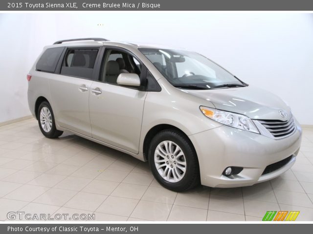 2015 Toyota Sienna XLE in Creme Brulee Mica