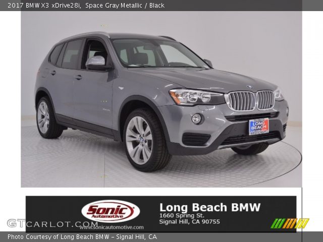 2017 BMW X3 xDrive28i in Space Gray Metallic