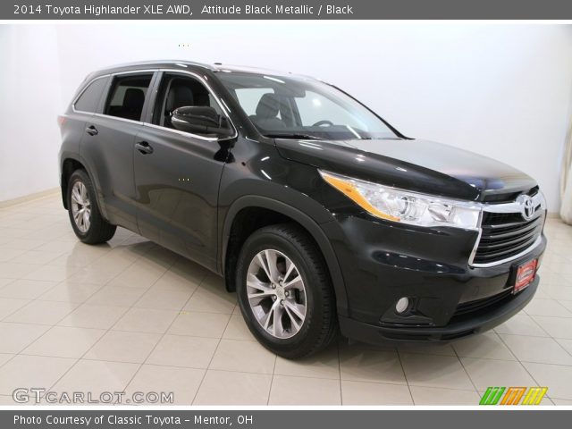 2014 Toyota Highlander XLE AWD in Attitude Black Metallic