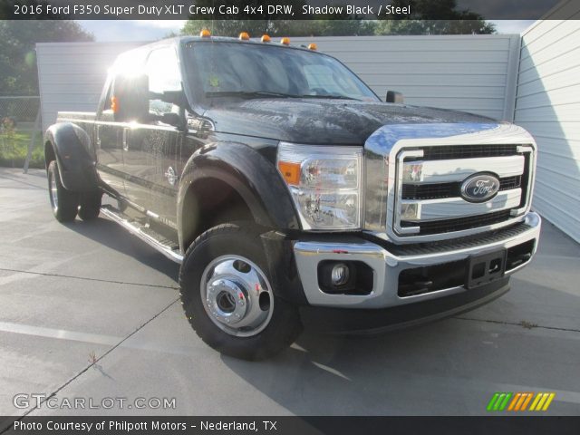 2016 Ford F350 Super Duty XLT Crew Cab 4x4 DRW in Shadow Black