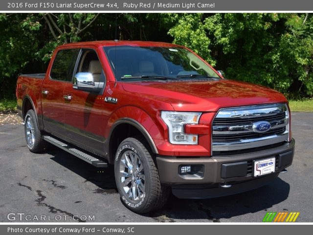 2016 Ford F150 Lariat SuperCrew 4x4 in Ruby Red