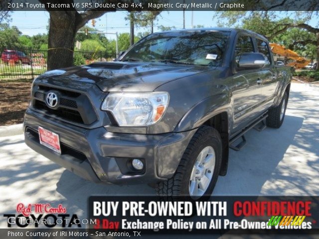 2014 Toyota Tacoma V6 SR5 Double Cab 4x4 in Magnetic Gray Metallic