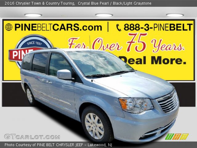 2016 Chrysler Town & Country Touring in Crystal Blue Pearl