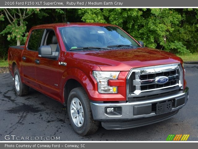 2016 Ford F150 XLT SuperCrew in Ruby Red