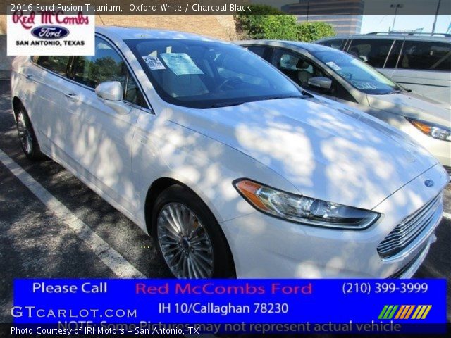 2016 Ford Fusion Titanium in Oxford White