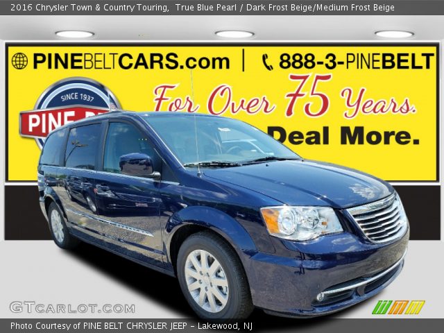 2016 Chrysler Town & Country Touring in True Blue Pearl