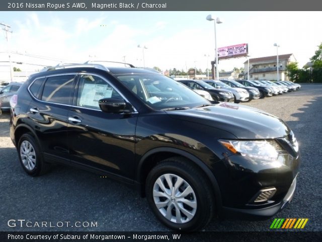 2016 Nissan Rogue S AWD in Magnetic Black