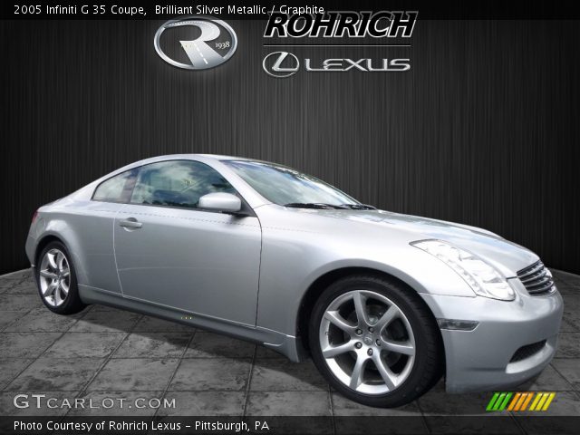 2005 Infiniti G 35 Coupe in Brilliant Silver Metallic