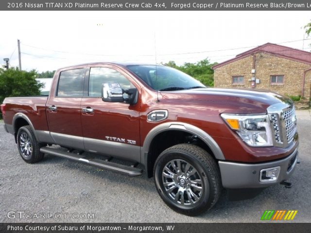 2016 Nissan TITAN XD Platinum Reserve Crew Cab 4x4 in Forged Copper
