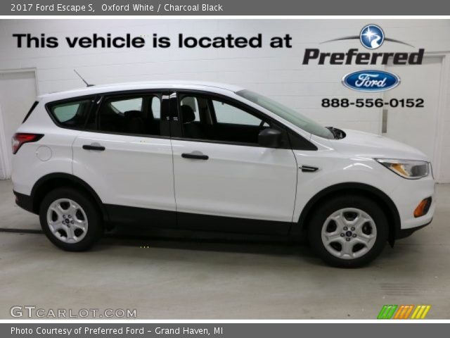 2017 Ford Escape S in Oxford White