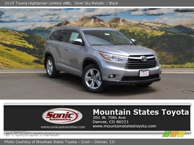 2016 Toyota Highlander Limited AWD in Silver Sky Metallic