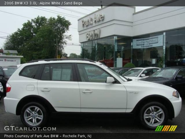 2006 BMW X3 3.0i in Alpine White