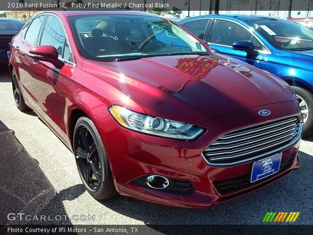 2016 Ford Fusion SE in Ruby Red Metallic