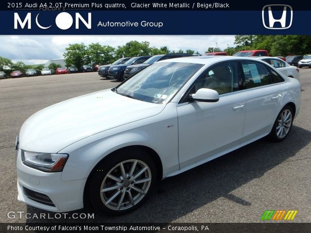 2015 Audi A4 2.0T Premium Plus quattro in Glacier White Metallic