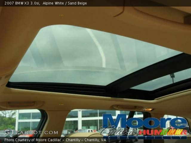 2007 BMW X3 3.0si in Alpine White