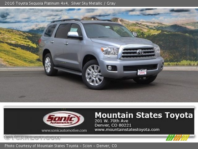2016 Toyota Sequoia Platinum 4x4 in Silver Sky Metallic
